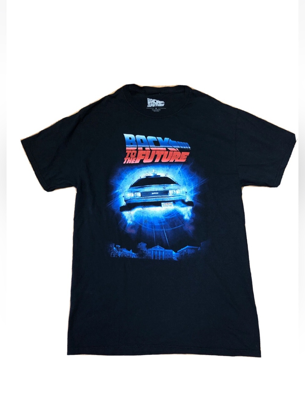 back to the future graphic t- shirt Size M Black possibly never worn